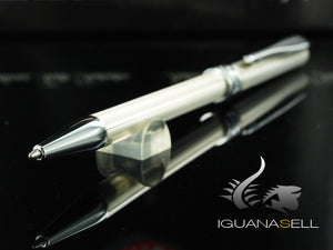 Aurora Magellano Ballpoint pen, Silver, Chrome Trim, A40