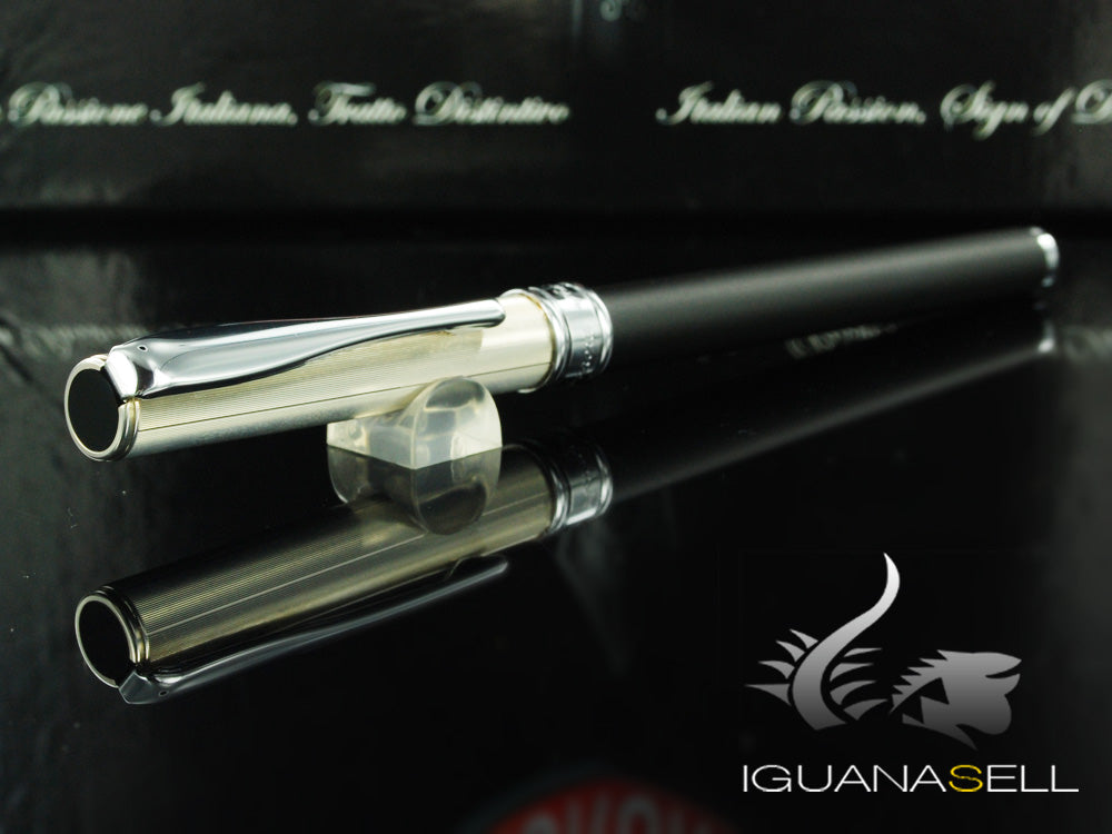 Aurora Magellano Rollerball pen, Resin, Silver trim, A62