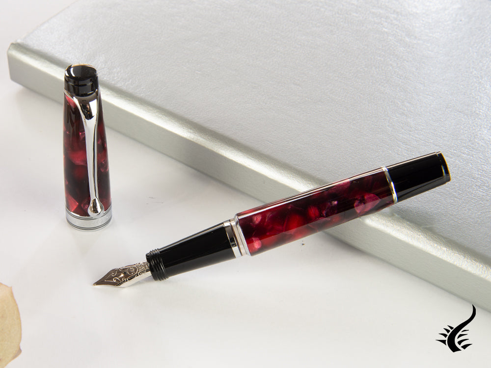 Aurora Optima Mini Fountain Pen, Resin, Burgundy, 996CMX 996CMX