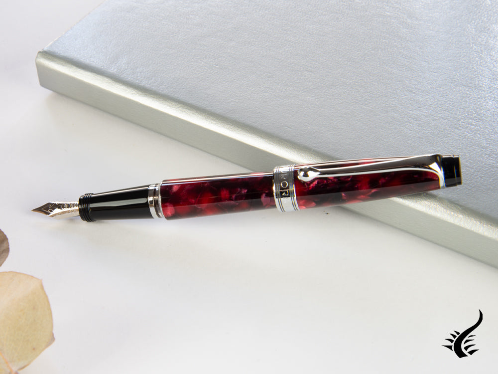 Aurora Optima Mini Fountain Pen, Resin, Burgundy, 996CMX 996CMX