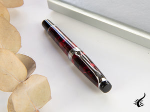 Aurora Optima Mini Fountain Pen, Resin, Burgundy, 996CMX 996CMX