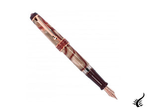 Aurora Oceania Fountain Pen, Limited Ed., Marbled resin, Rose Gold trims