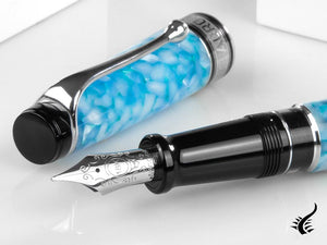 Aurora Optima 365 Celeste 2022 Fountain Pen, Limited Edition, 996-LCE