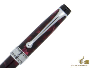 Stylo à bille Aurora Optima, Auroloide, finition argent, 998CX