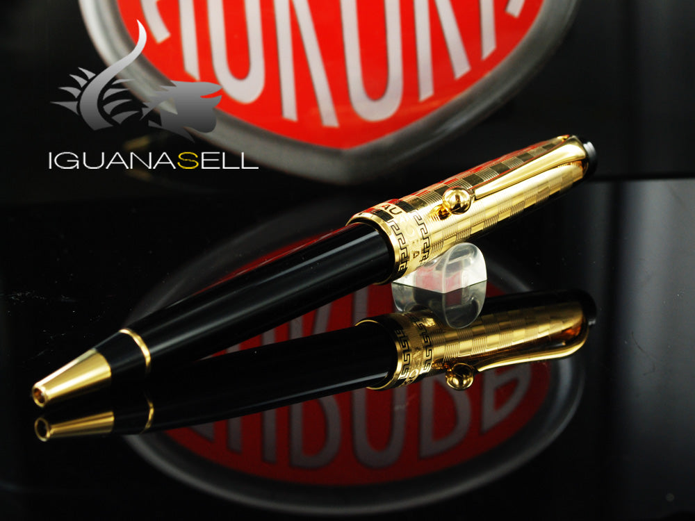 Aurora Optima Ballpoint pen, Resin, Gold trim, G32-CDN