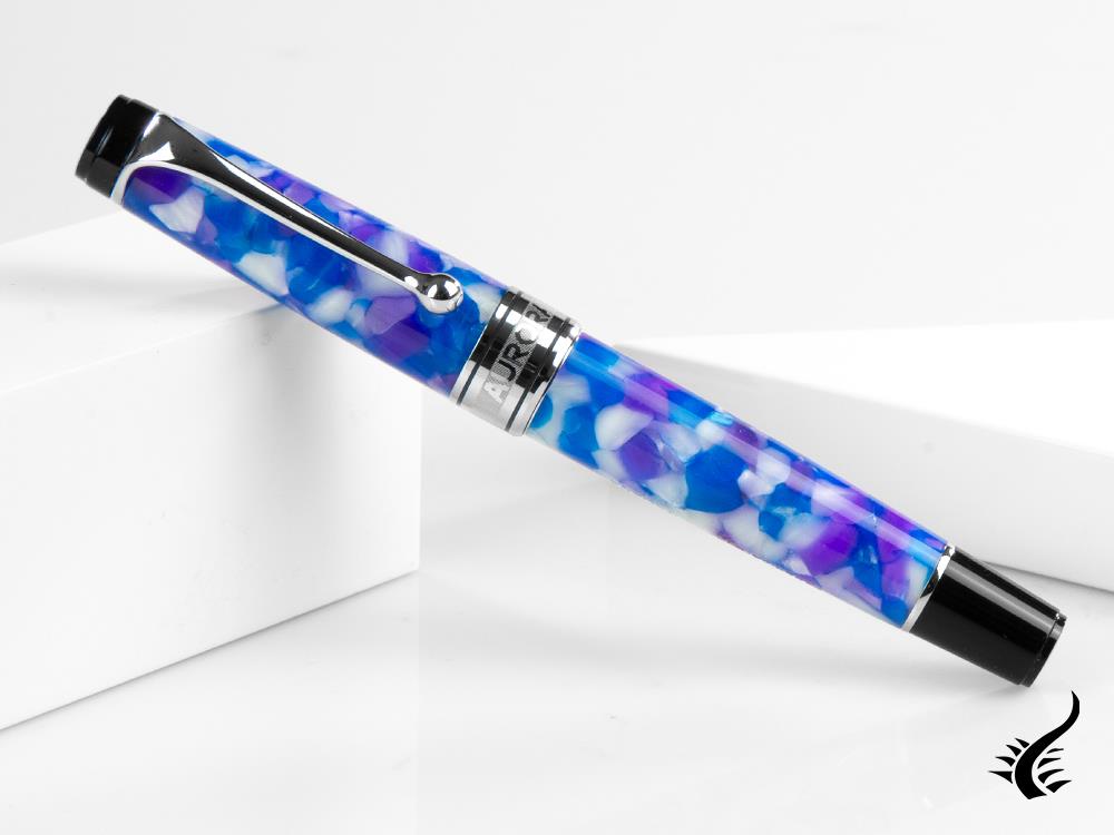 Stylo plume Aurora Optima Caleidoscopio Luce Blu Édition limitée, 996-CKB