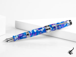 Stylo plume Aurora Optima Caleidoscopio Luce Blu Édition limitée, 996-CKB