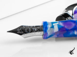 Aurora Optima Caleidoscopio Luce Blu Fountain Pen Ltd Edition, 996-CKB