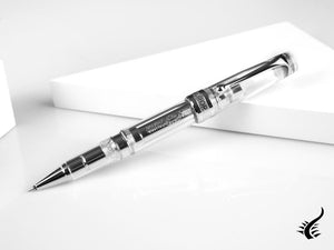 Stylo roller Aurora Optima Demonstrator Clear, résine, édition limitée, 571