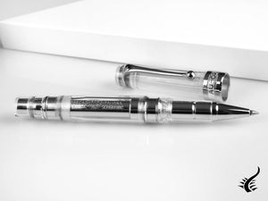 Stylo roller Aurora Optima Demonstrator Clear, résine, édition limitée, 571