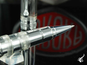 Stylo roller Aurora Optima Demonstrator Clear, résine, édition limitée, 571