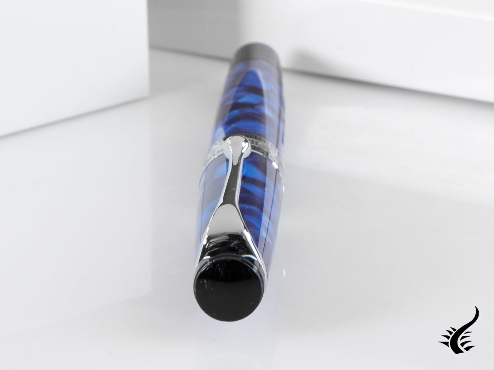 Aurora Optima Fountain Pen, Auroloide, Blue, 996CB