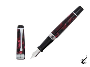 Aurora Optima Fountain Pen, Auroloide, Burgundy, 996-CX