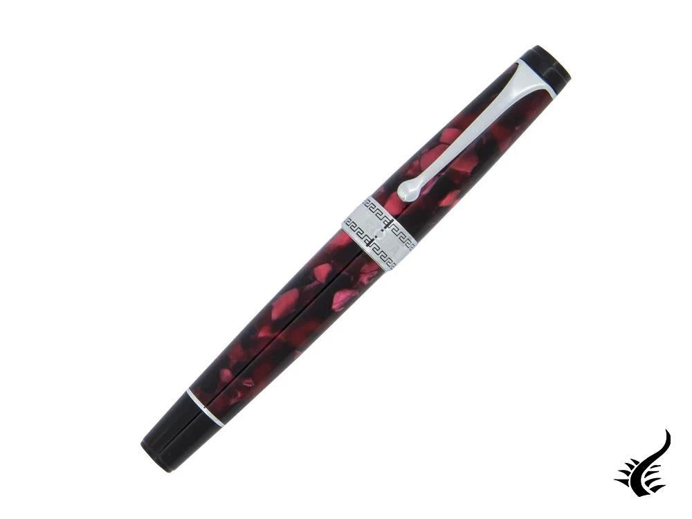 Aurora Optima Fountain Pen, Auroloide, Burgundy, 996-CX