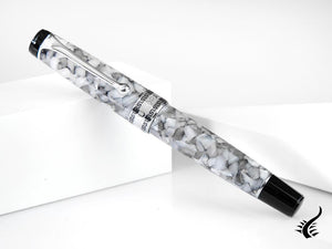 Aurora Optima Fountain Pen, Auroloide, Grey, 996CG