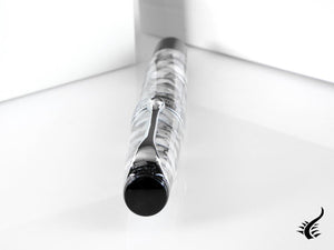 Aurora Optima Fountain Pen, Auroloide, Grey, 996CG