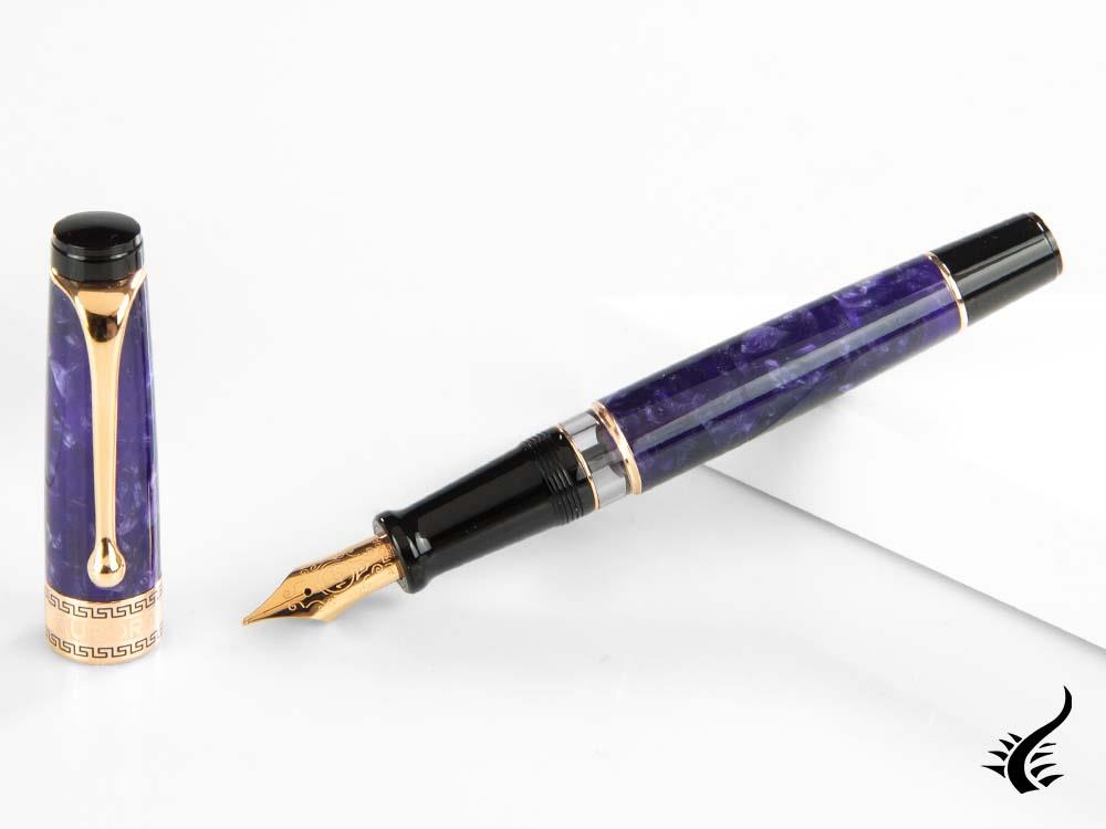 Aurora Optima Fountain Pen, Auroloide, Rose Gold PVD, 996-VI