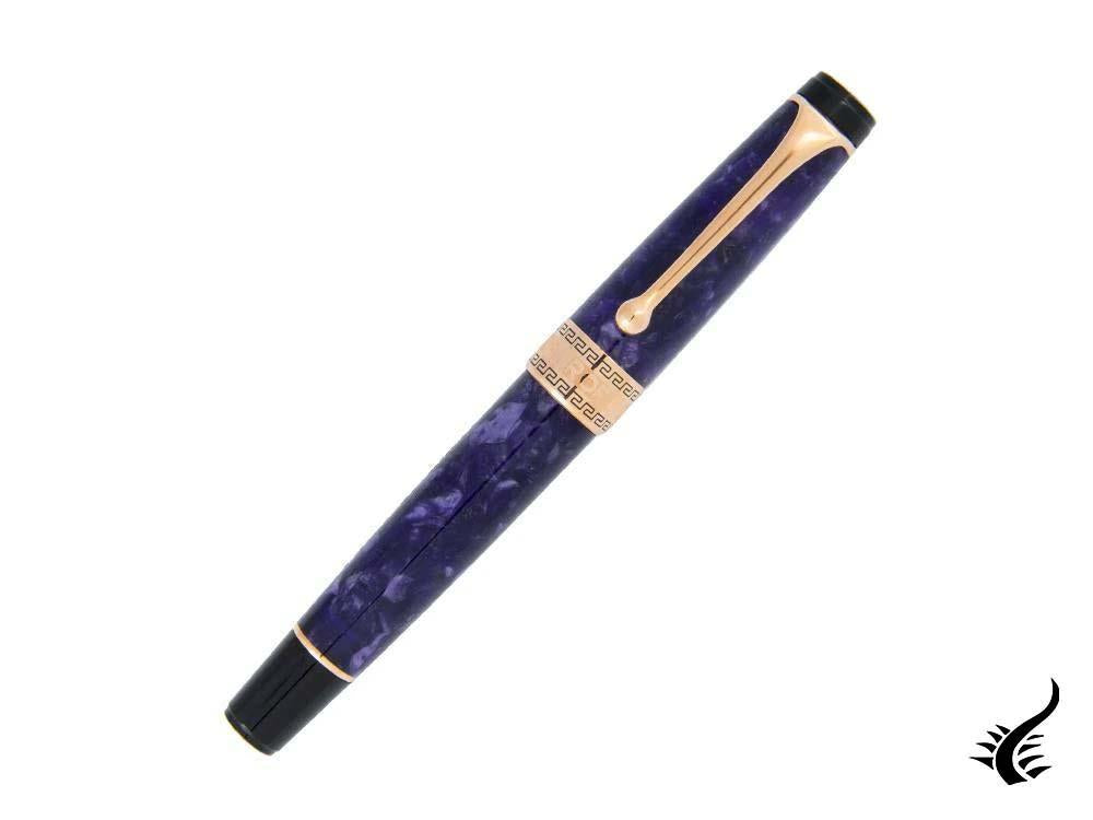 Aurora Optima Fountain Pen, Auroloide, Rose Gold PVD, 996-VI