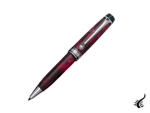 Aurora Optima Mini Ballpoint pen, Burgundy Auroloide, Chrome trim, 998-CMXA