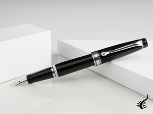 Aurora Optima Mini Fountain Pen, Resin, Black, 996CMN