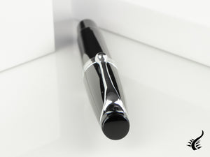 Aurora Optima Mini Fountain Pen, Resin, Black, 996CMN