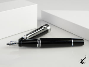 Aurora Optima Mini Fountain Pen, Resin, Black, 996CMN