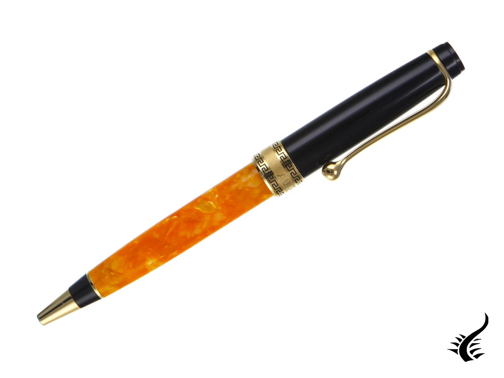 Aurora Optima O' Sole Mio Ballpoint pen, Auroloide, Orange, Rose Gold, 998-NAO