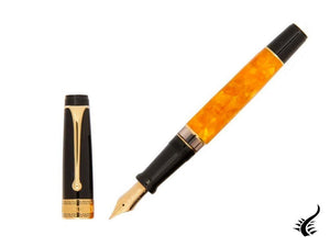 Aurora Optima O' Sole Mio Fountain Pen, Auroloide, Gold, 997-NAO