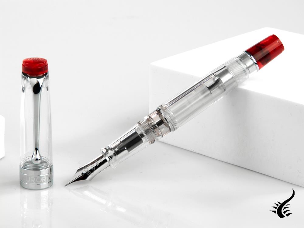 Stylo plume Aurora Optima Red Demonstrator, édition limitée, 570RA