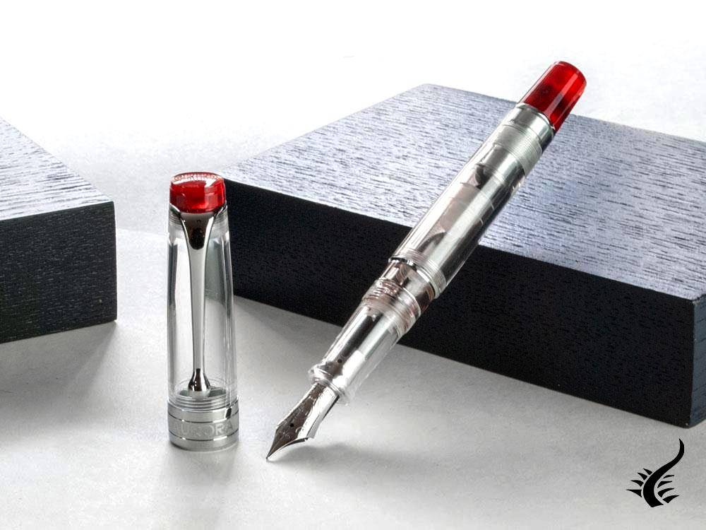 Stylo plume Aurora Optima Red Demonstrator, édition limitée, 570RA