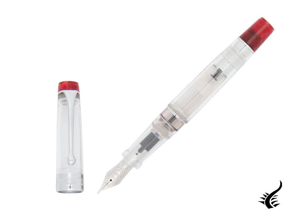 Stylo plume Aurora Optima Red Demonstrator, édition limitée, 570RA