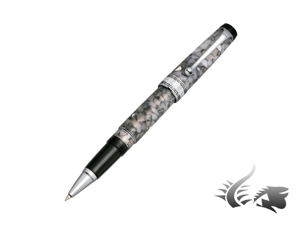 Aurora Optima Rollerball Pen, Auroloide, Chrome Trim, 975-CGA