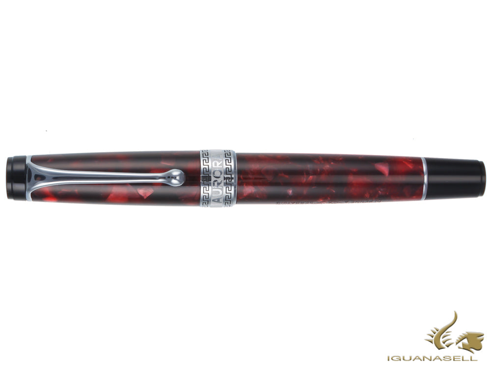 Aurora Optima Rollerball Pen, Auroloide, Chrome Trim, 975-CXA