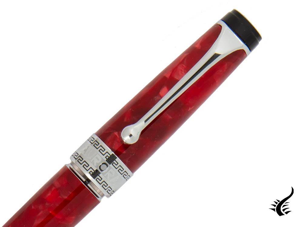 Aurora Optima Rossa Fountain Pen, Auroloide, Chrome Trim, 996-CR