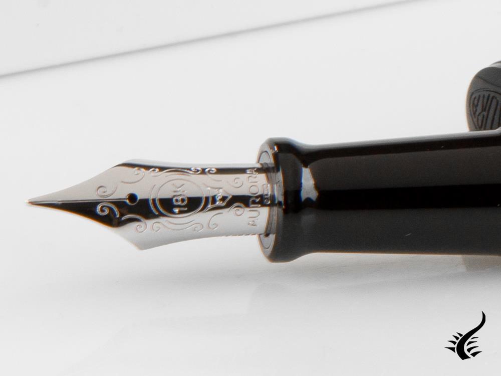 Aurora Rifflesi Fountain Pen, Resin, Sterling Silver .925, G11-CN