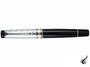 Stylo plume Aurora Rifflesi, résine, argent sterling .925, G11-CN