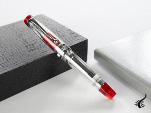 Stylo roller de démonstration Aurora Optima Red, résine, édition limitée, 571RA