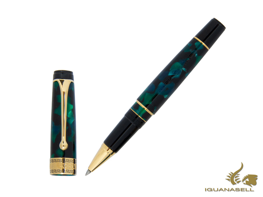 Aurora Rollerball  Optima - Emerald Green Auroloide