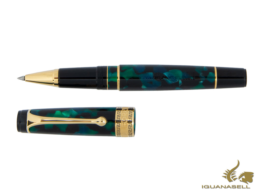 Aurora Rollerball  Optima - Emerald Green Auroloide