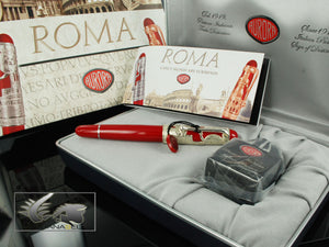 Aurora Roma Fountain Pen, Silver 925, Special Edition, 800AR