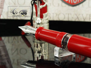 Aurora Roma Fountain Pen, Silver 925, Special Edition, 800AR