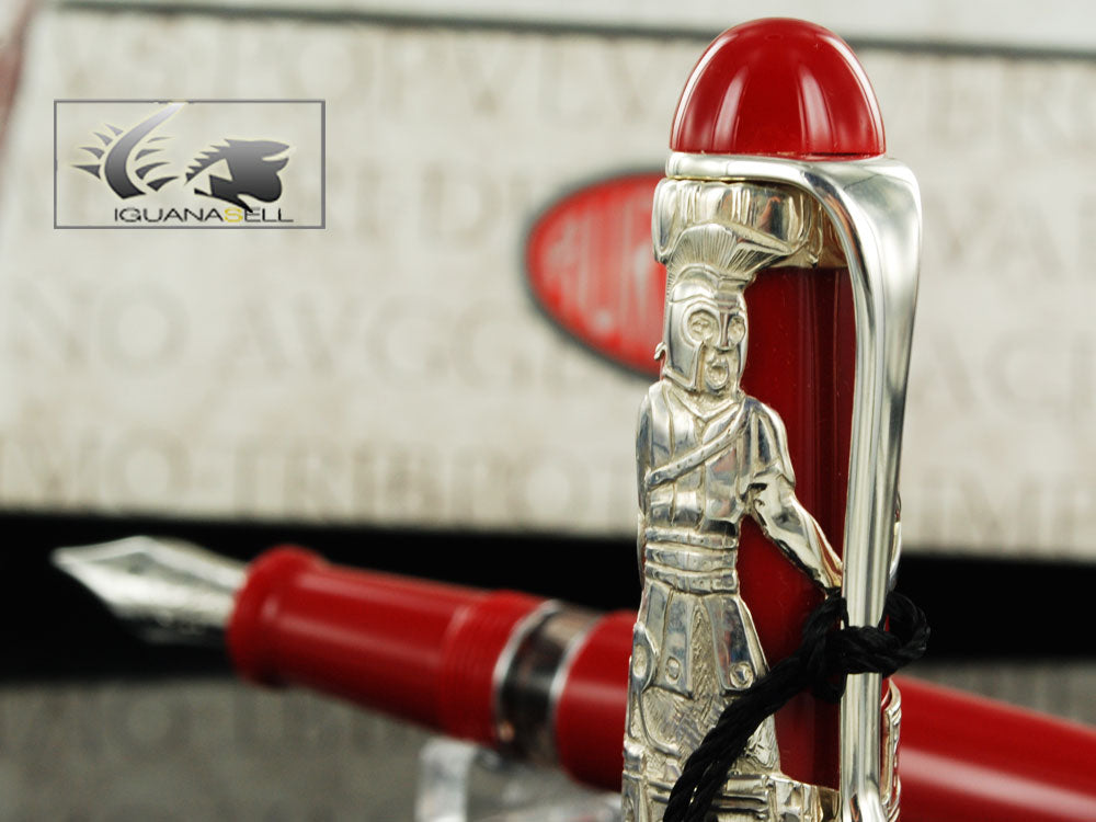 Aurora Roma Fountain Pen, Silver 925, Special Edition, 800AR