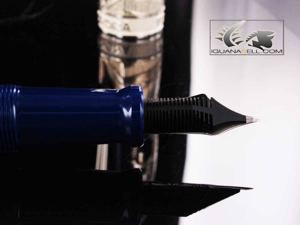 Stylo plume Aurora 150 Torino édition spéciale, garniture argentée, 800-IT