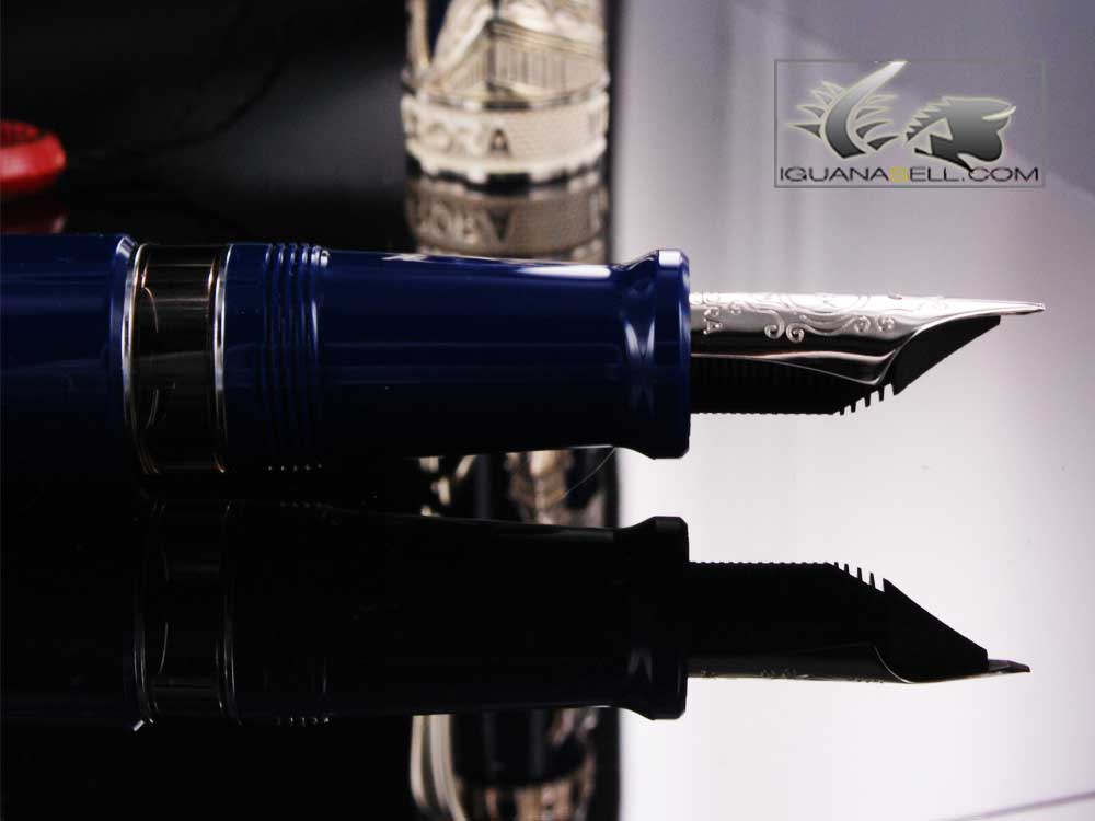 Stylo plume Aurora 150 Torino édition spéciale, garniture argentée, 800-IT