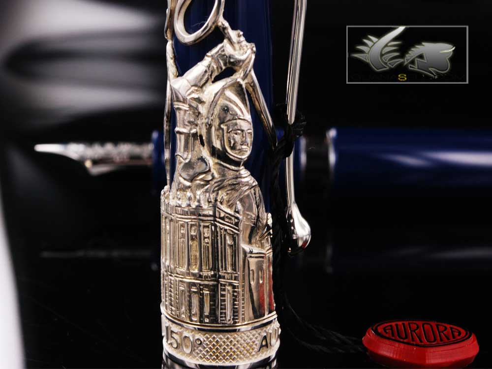 Stylo plume Aurora 150 Torino édition spéciale, garniture argentée, 800-IT