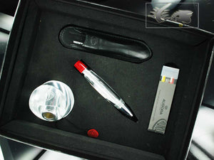 Stylo à dessin rouge Aurora Demonstrator, résine, édition limitée, 572RAR