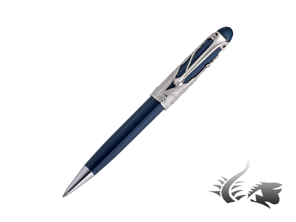 Aurora Torino Special edition Ballpoint pen, Resin, Sterling Silver .925