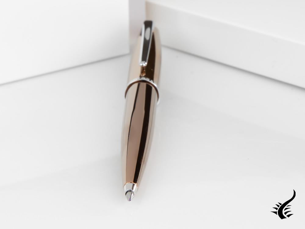 Aurora Style Ballpoint Pen, Lacquer, Chrome Trim, Bronze, E33-BR