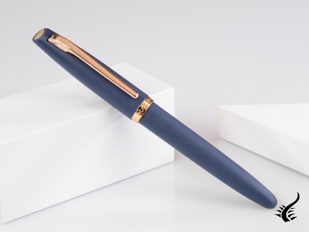 Aurora Style Fountain Pen, Resin, Rose gold trim, E20PB