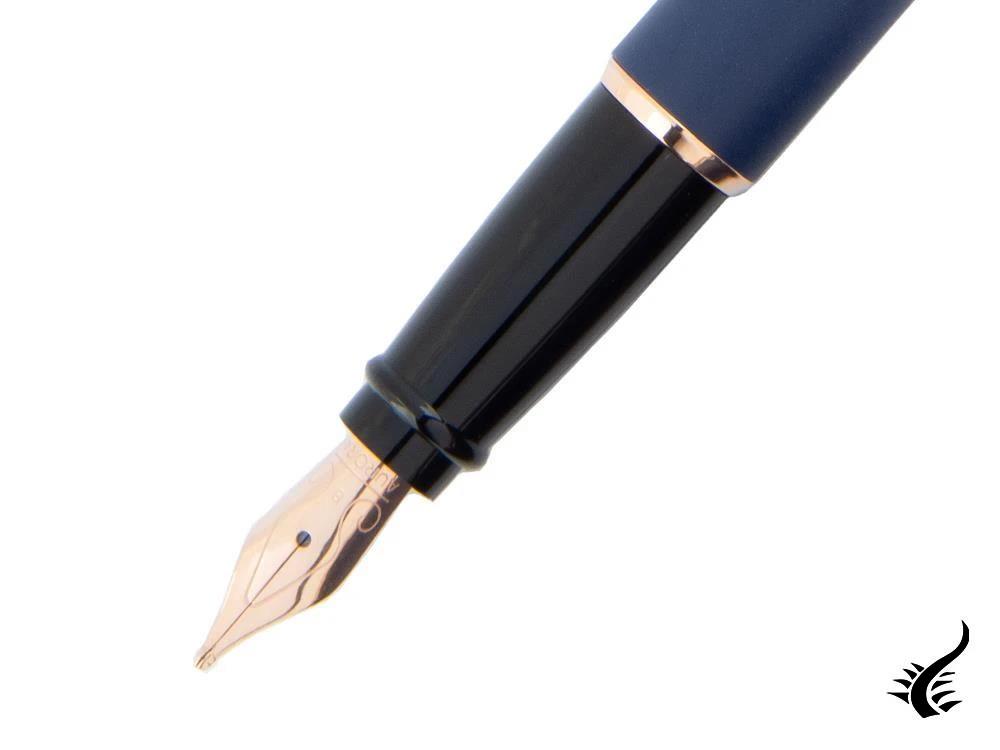 Aurora Style Fountain Pen, Resin, Rose gold trim, E20PB